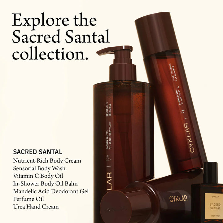 Sacred Santal In-Shower Body Oil Balm With Ceramides - GLAM MODA