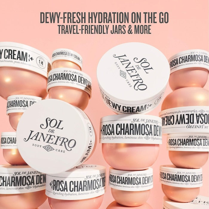 Rosa Charmosa™ Dewy Body Cream with Rosewater + Crystal Peptides - GLAM MODA