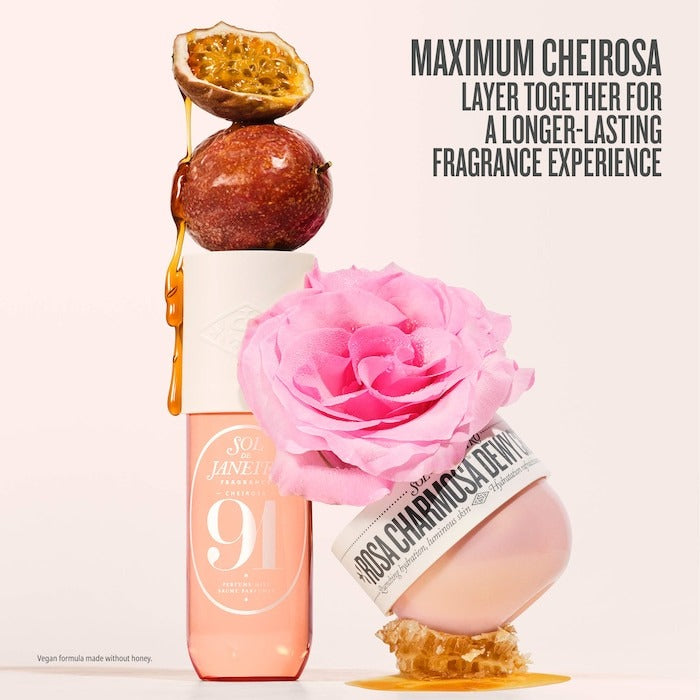 Rosa Charmosa™ Dewy Body Cream with Rosewater + Crystal Peptides - GLAM MODA