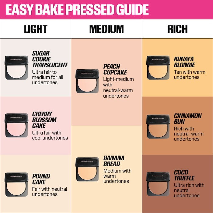 Easy Bake Airbrush Matte Pressed Setting Powder - GLAM MODA