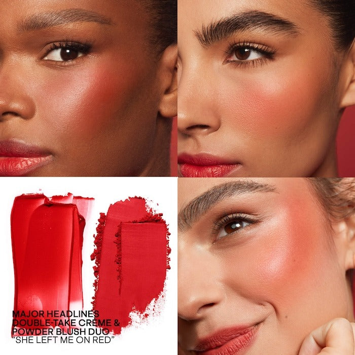 Mini Major Headlines Double-Take Crème & Powder Blush Duo - GLAM MODA