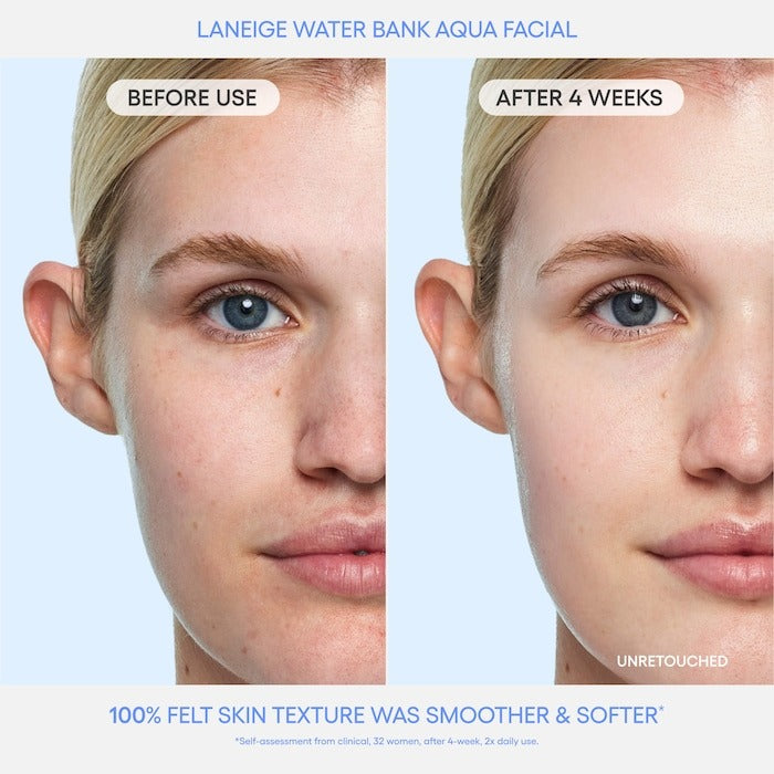Water Bank Aqua Facial Serum BHA + AHA - Gently Exfoliate, Hydrate & Glow - GLAM MODA