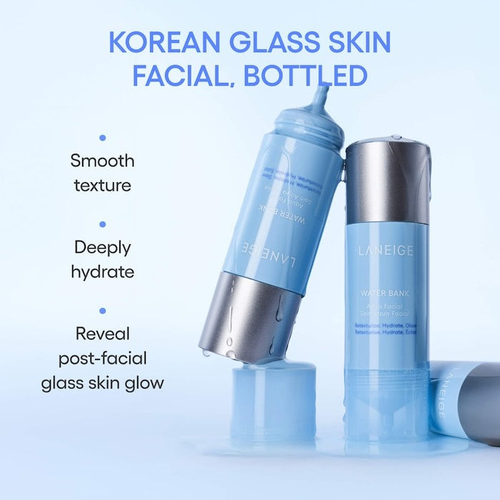 Water Bank Aqua Facial Serum BHA + AHA - Gently Exfoliate, Hydrate & Glow - GLAM MODA