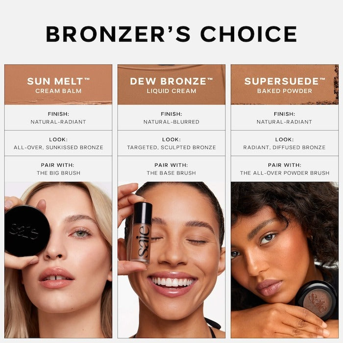 SuperSuede™ Radiant Talc-Free Baked Powder Bronzer - GLAM MODA