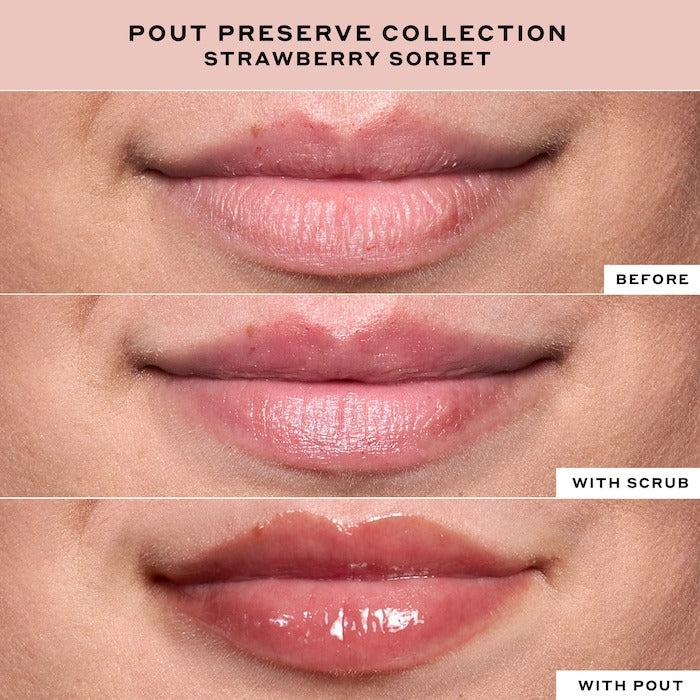 Pout Preserve Sugar Melt Exfoliating Lip Scrub - GLAM MODA