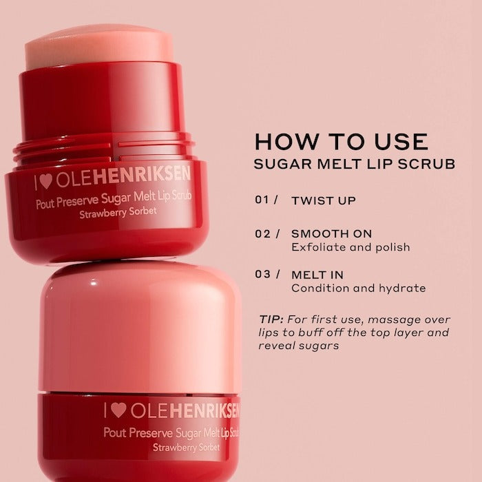 Pout Preserve Sugar Melt Exfoliating Lip Scrub - GLAM MODA