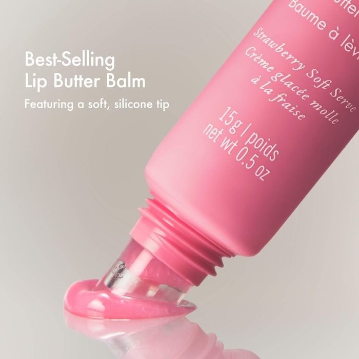 Sweet Pink Duo with Birthday Cake + Strawberry Soft Serve Lip Butter Balm - GLAM MODA