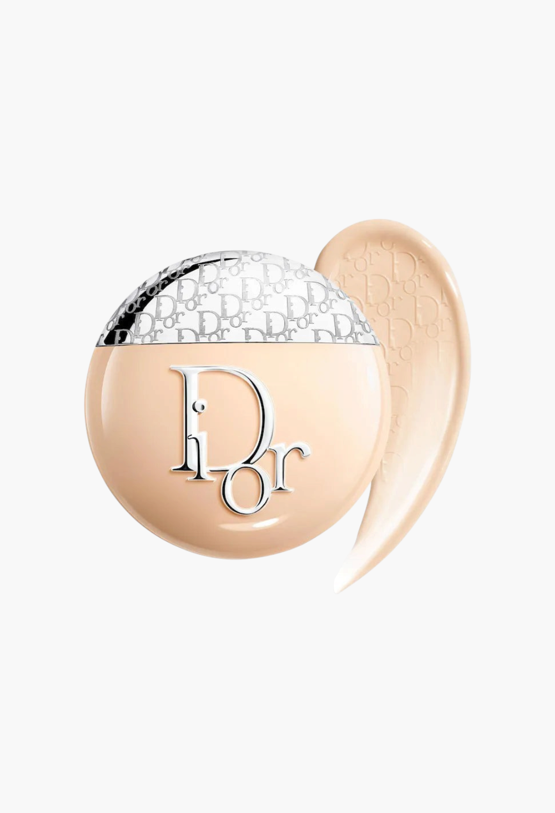 GLAM MODA Dior Backstage Glow-Up Skin Tint liquid moisturizer with SPF 20 in a round bottle with silver cap.