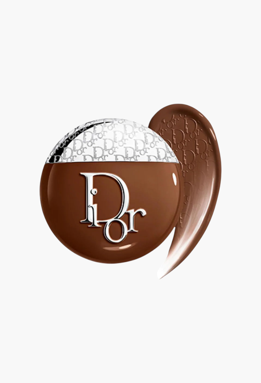 GLAM MODA Dior Backstage Glow-Up Skin Tint hydrating tinted moisturizer in a deep shade with a creamy liquid texture.