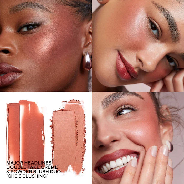 Major Headlines Double-Take Crème & Powder Blush Duo