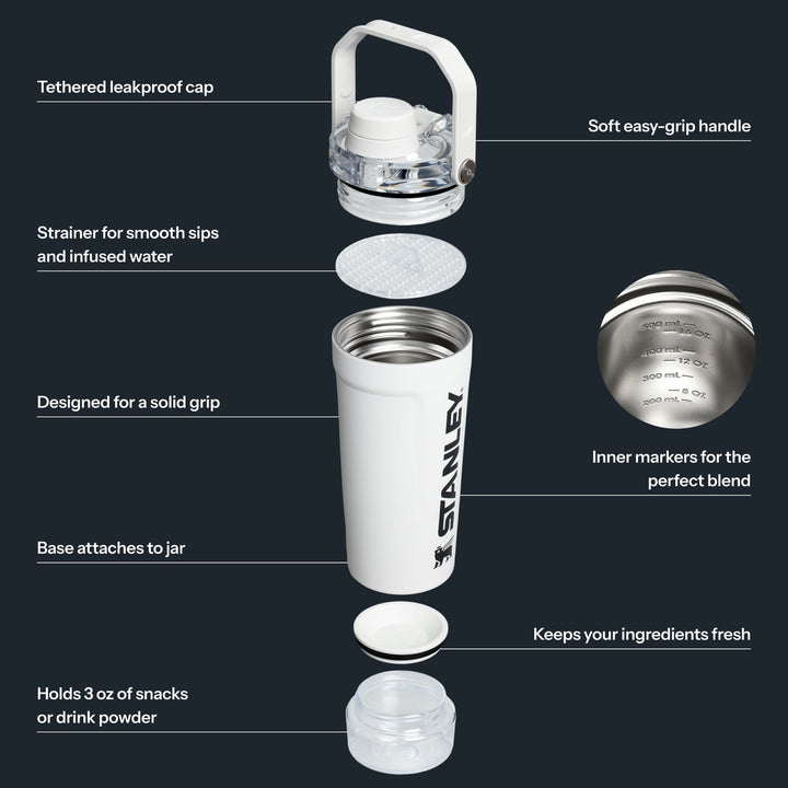 Chalk - The Activate Shaker Bottle | 20 OZ - GLAM MODA