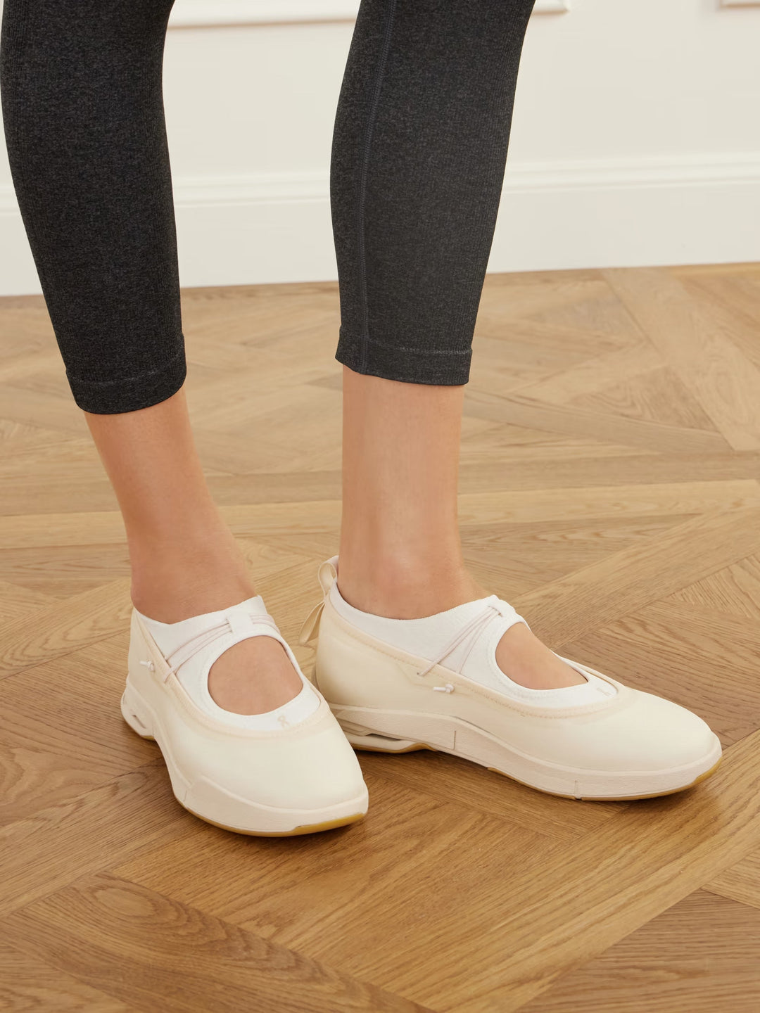 ON + Zendaya Cloudnova Moon mesh Mary Jane sneakers